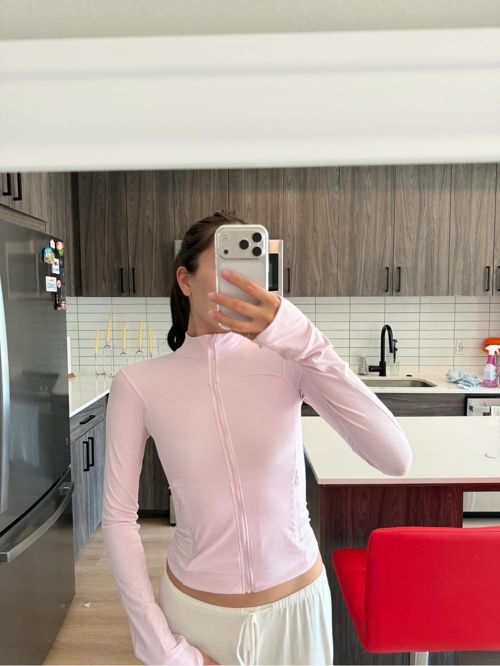 lululemon athletica Light Pink Full-Zip Active Jacket - Picture 2 of 4